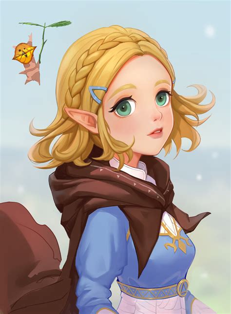 Artstation Princess Zelda With Short Hair