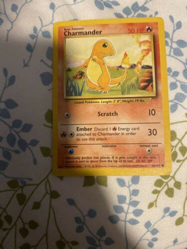 Mavin Rare 1995 Charmander Basic Pokemon Card