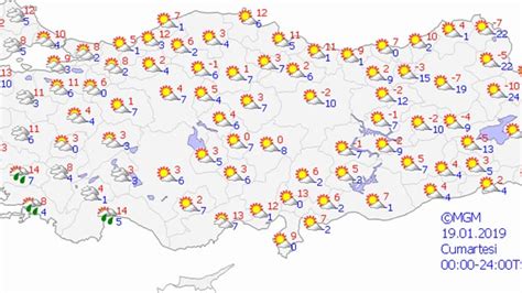 Bilgilerimiz 30 dakikada bir güncellenmektedir. Türkiye genelinde 5 günlük hava durumu - SonHaberler