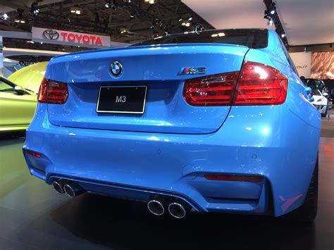 Ask technical questions, contribute answers, or show off your ride. File:Blue BMW F30 M3 rear view Toronto Auto Show.jpg