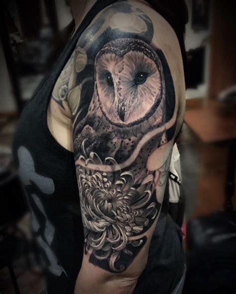 Owl Shoulder Tattoo Best Tattoo Ideas Gallery
