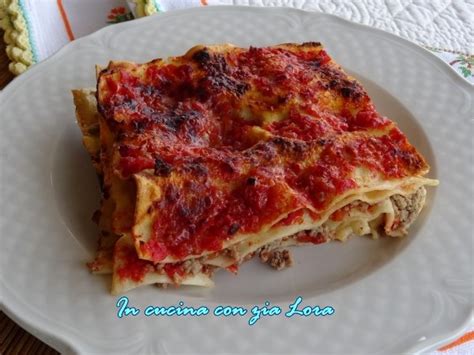 Lasagne alla parmigiana di melanzane senza besciamella. Lasagne senza besciamella | In cucina con zia Lora