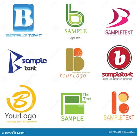Letter B Logo Stock Photo Image 22214520