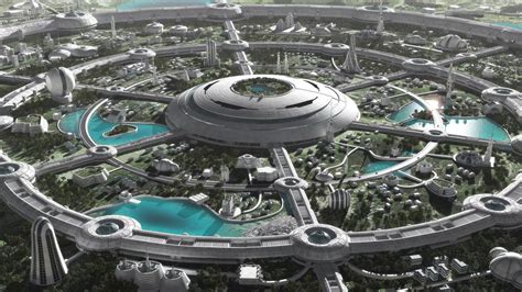 Futuristic Paradise Futuristic City Sci Fi Environment Sci Fi