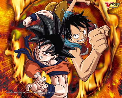 Goku And Luffy Dragon Ball Z Fan Art Fanpop