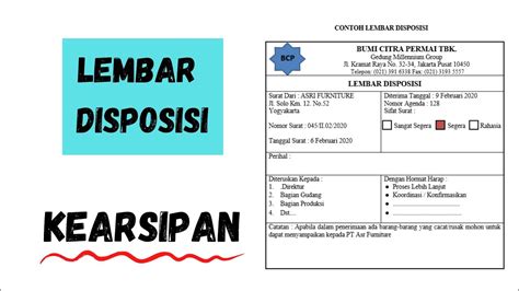 Cara Mengisi Lembar Disposisi Contoh Lembar Disposisi - vrogue.co