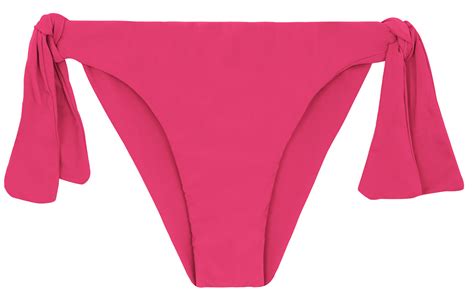 Pink Fuchsia Side Tie Bikini Bottom Bottom Olinda Babado Rio De Sol