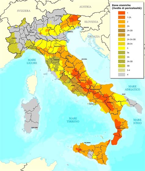 Earthquakes in Italy, Italian earthquakes, seismic activity italy, italian seismic zones