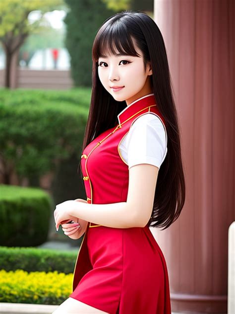 Beautiful Chinese College Woman Opendream