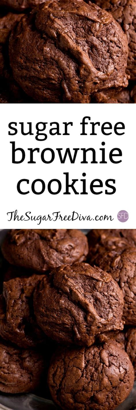 Doctors will generally encourage people with diabetes to avoid sugars and carbohydrates. Sugar Free Brownie Cookies #sugarfree #diabetic #cookie #cookies #recipe #brownies #chocola ...