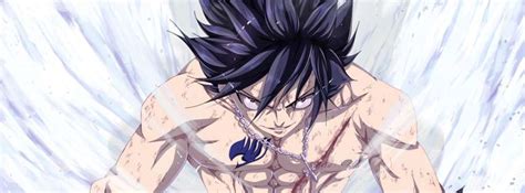 Anime Fairy Tail Gray Fullbuster Facebook Cover