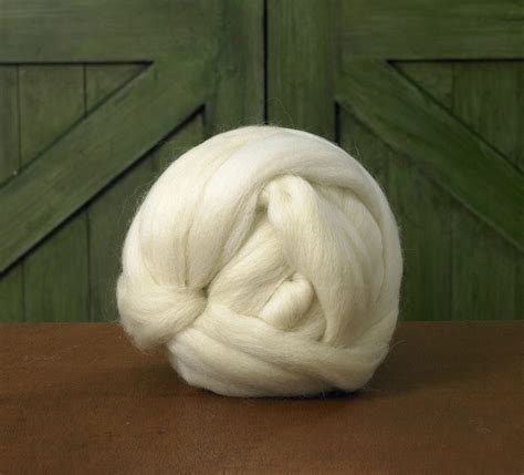White British Wool Top Crafty Fibres