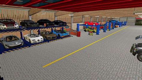 Hangar Farming Simulator Garage F Monster Trucks Mod Automobile Carport Garage Garages