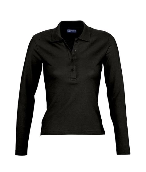 Sols Sols Ladies Podium Long Sleeve Cotton Pique Polo Shirt Polo