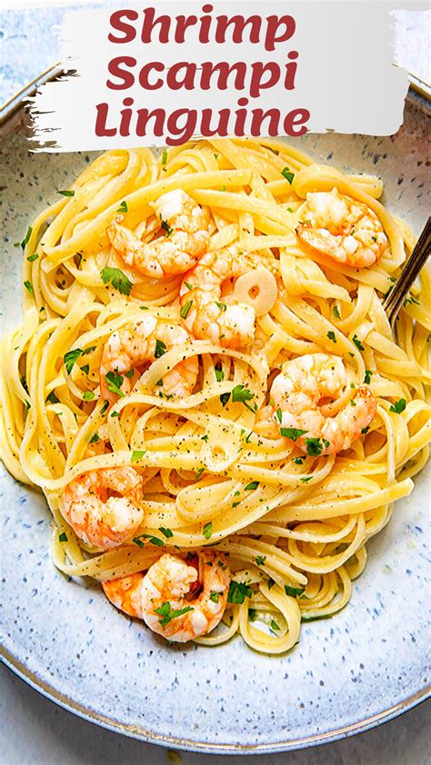 Whether it's for a date night at home a special occasion or important company, this shrimp pasta in white sauce is impressive, yet. Shrimp cooked in garlic butter sauce with a splash of white wine, then tossed with linguine. in ...
