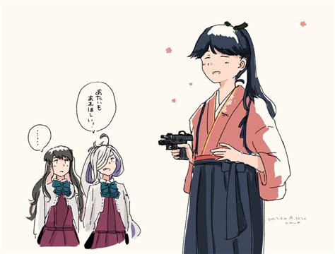 Kuragare Asashimo Kancolle Asashimo Kai Ni Kancolle Houshou Kancolle Naganami