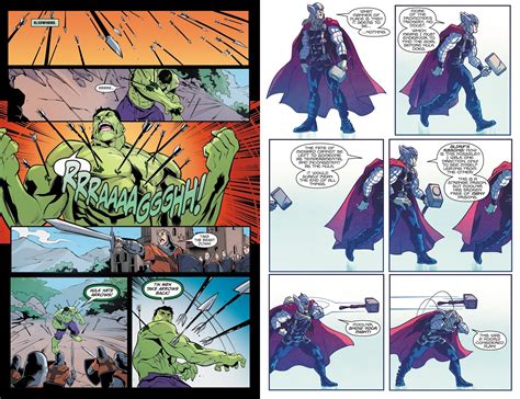 Thor Vs Hulk Champions Of The Universe Slings And Arrows