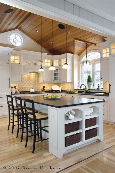 Beadboard is a compacted chemical and other forests often used for decorative touches due to weathered lines running along its length. Cape Cod Transitional Traditional Kitchen Beadboard Ceiling — Divine Design Center