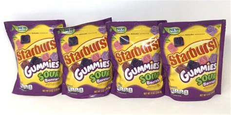 Starburst Gummies Sour Berries Candy Fruit Gummy 8oz Bag For Sale