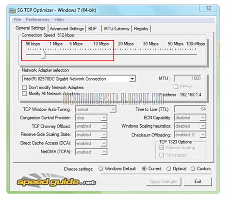 Computer Tricks How To Use Tcp Optimizer To Optimize Internet Connection