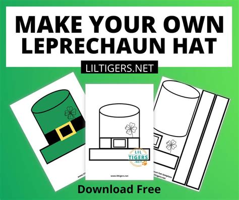 Free Printable Leprechaun Hat Template Printable Word