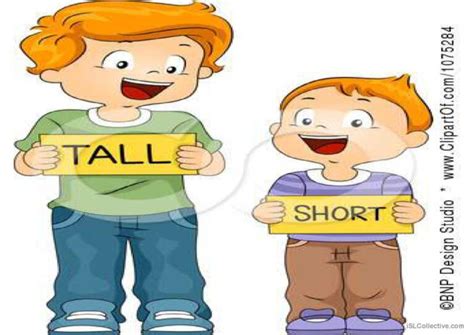Tall Short Strong Thin Long And English Esl Powerpoints