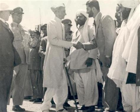 Quaid I Azam Muhammad Ali Jinnah With Baluch Leader Nawab Akbar Bugti