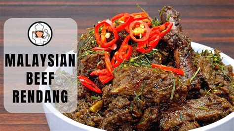 Malaysian Beef Rendang Norahs Cooking Diary Youtube