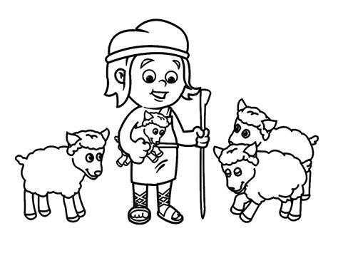 Coloring pages are fun for children of all ages and are a great educational tool that helps children develop fine motor skills, creativity and color recognition! David and Goliath Coloring Page | Bible Coloring Pages ...