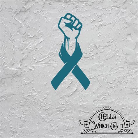 Cancer Decal Fight Cancer Sticker Cancer Warrior Cancer | Etsy