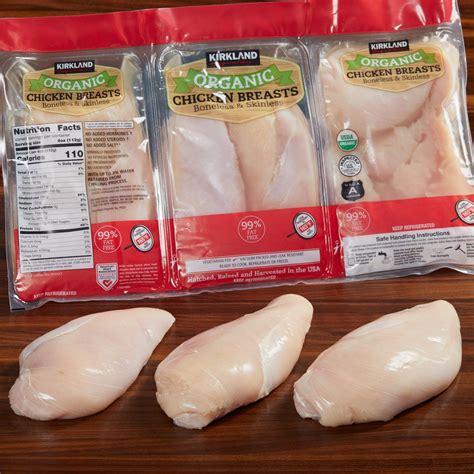 Kirkland Signature Organic Boneless Skinless Chicken Breasts From My