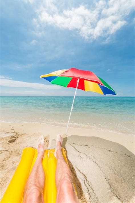 Relaxing At The Beach Stock Image Image Of Summer Sand 32295809