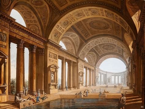 Quest For Beauty Interior View Of An Ancient Roman Bath Charles