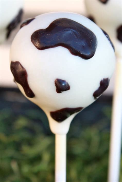 Cow Print Cake Pops Etsy