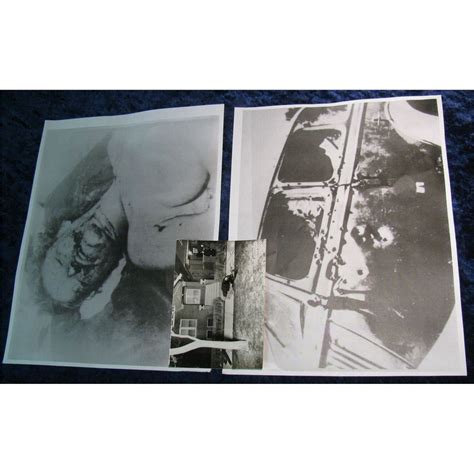 1552 Murder Scene Photo And Reprints Of Bonnie Parker And Clyde Barrows Car Photos