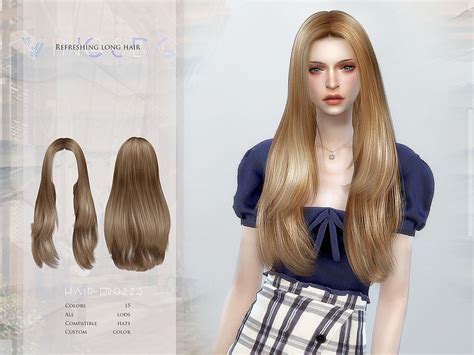 The Sims Resource Wings Er0223 Refreshing Long Hair