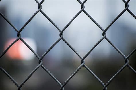 Hd Wallpaper Selective Focus Photo Of Chain Link Fence Grey Chain