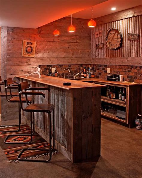 46 Stunning Rustic Bar Design Ideas Match For Any Home Design Home