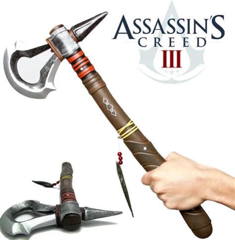 Assassins Creed Connors Tomahawk Axe Latex Prop Replica Picclick