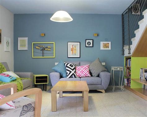 populer  kombinasi warna cat  ruang tamu  modern  minimalis