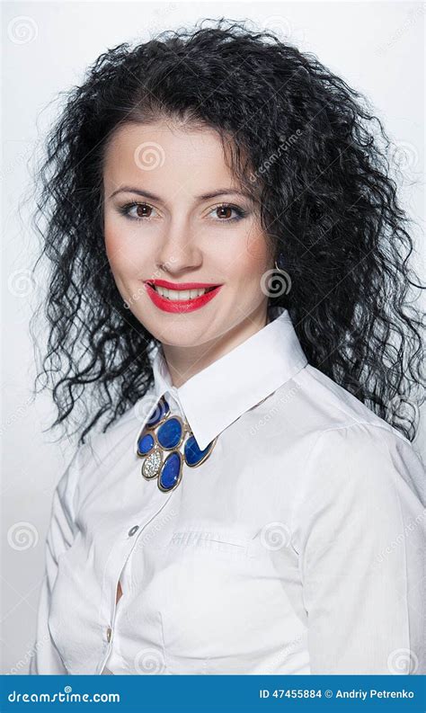 Portrait Of Beautiful Female Mode Stock Photo Image Of Caucasian