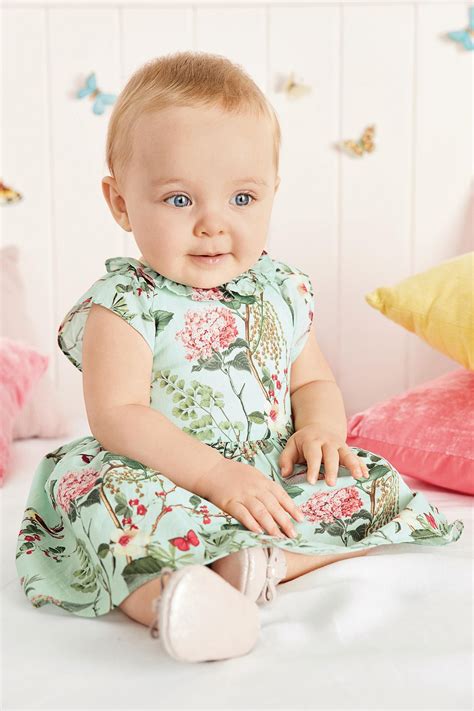 Buy Mint Printed Prom Dress 0mths 2yrs From The Next Uk Online Shop