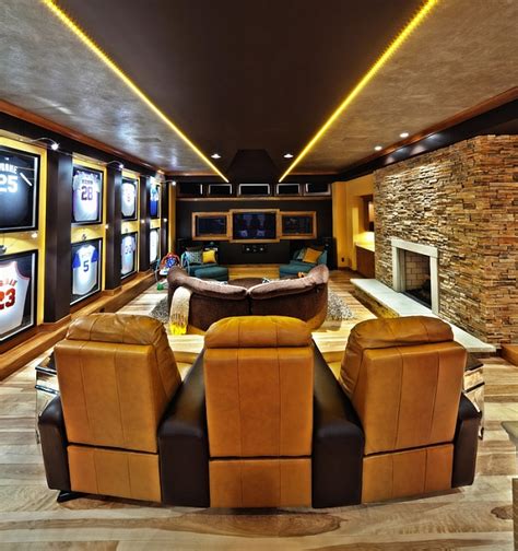 Man cave ideas for your garage, bar, shed or basement. Framed Jerseys: From Sports-Themed Teen Bedrooms To ...