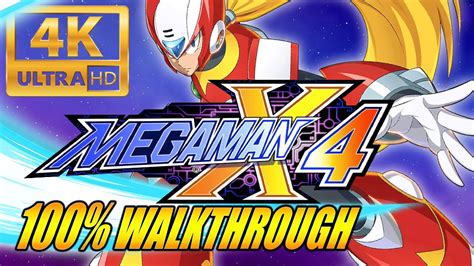 Mega Man X4 Zero Ps5 100 Full Gameplay Walkthrough 4k60fps