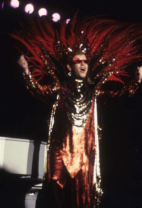 Elton John S Most Gloriously Over The Top Costumes Through The Years Huffpost Uk Style And Beauty