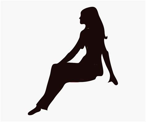 Woman Silhouette Clip Art Sitting Human Silhouette Png