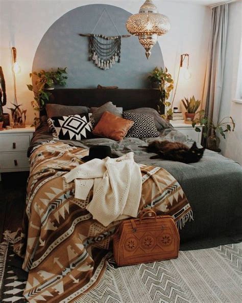 45 Beautiful Bohemian Master Bedroom Design Ideas Mid Century Modern