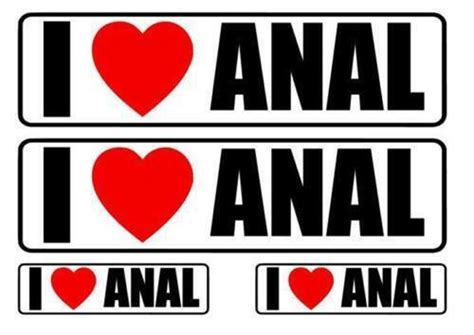 i love anal vinyl decal stickers funny rude toolbox car bumper etsy