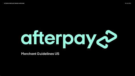 Afterpay Pdf Document Branding Style Guides