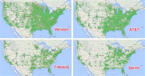 Us Cellular 4g Coverage Map Att National Coverage New Sprint 4g Atandt